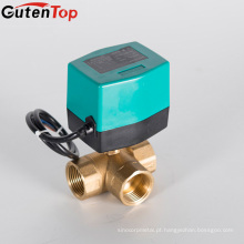 Gutentop Alta Qualidade Mini Motorizada Válvula de Esfera 5 v / 12 v / 24 v Elétrica